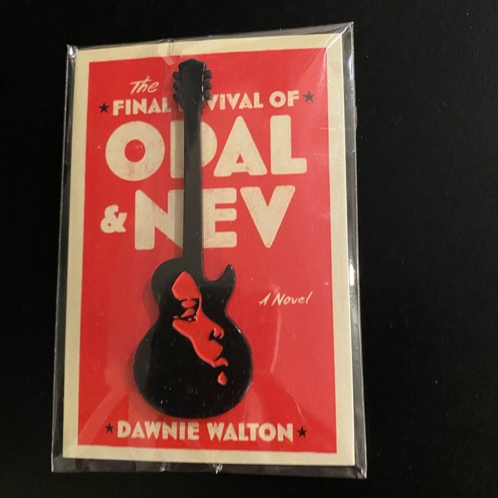 The FINAL REVIVAL of OPAL & NEV enamel Guitar pin!